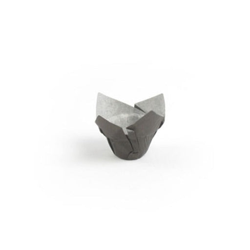 Caissette de cuisson forme tulipe en papier noir ingraissable - Ø 12 cm - 1000 unités