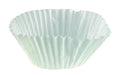Caissette papier de cuisson ronde blanche siliconée - Ø 5,5 cm - 100 unités