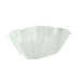 Caissette papier de cuisson ovale blanche siliconée 6,5 x 5 x 4 cm - 100 unités