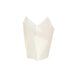 Caissette de cuisson forme tulipe en papier blanc siliconé - Ø 4,5 cm - 120 unités