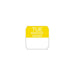 Rouleau d'étiquettes rondes jaunes - Ø 2,4 cm - 1000 unités