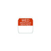 Rouleau étiquette rouge mercredi 2,5 cm x 2,5 cm - 1000 unités