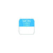 Rouleau étiquette soluble bleue lundi 2,5 cm x 2,5 cm - 1000 unités