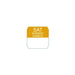 Rouleau étiquette soluble orange samedi 2,5 cm x 2,5 cm - 1000 unités