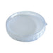 Couvercle plate en plastique transparent - 100 unités