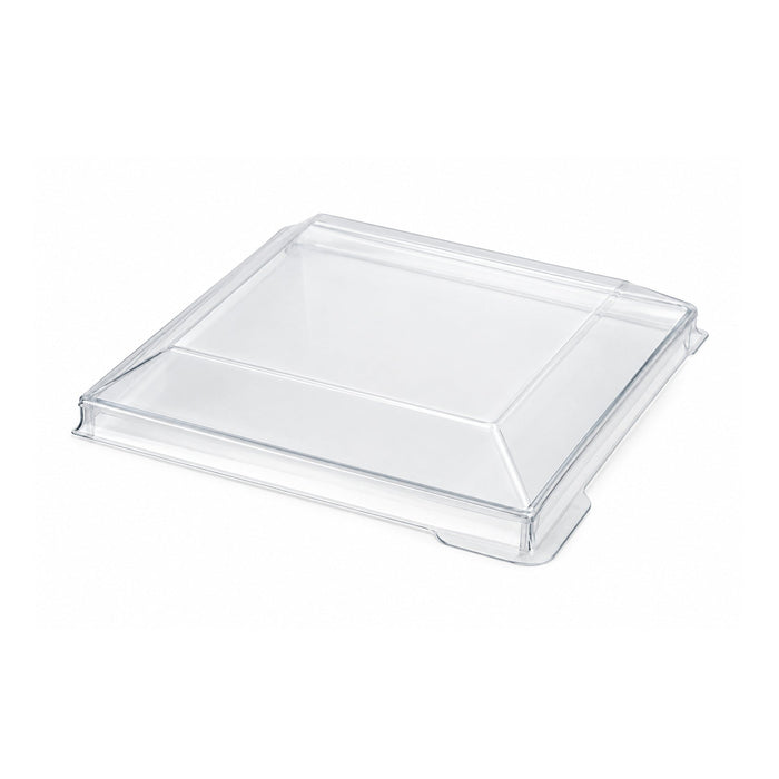 Couvercle PET transparent "Quadra" 5,8 cm x 5,8 cm x 0,8 cm - Compatible avec 209MBQUADRA1 - 200 unités
