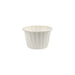 Pot papier plissé blanc 30 ml - Ø 5,7 cm - H 5,1 cm - 250 unités