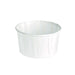 Pot papier plissé blanc 95 ml - Ø 6,7 cm - H 3,7 cm - 250 unités