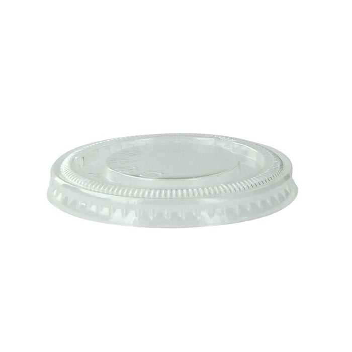Couvercle PET plat transparent - Ø 6,2 cm - 125 unités