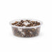 Pot plastique PS translucide rond 80 ml - Ø 7,4 cm - H 3,2 cm - 100 unités