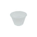 Pot à sauce rond transparent en plastique PS H 4 cm 74ml - 2500 unités