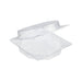 Boite blister plastique transparente avec couvercle charnière pour gâteau 26cm 31,5 cm x 31,5 cm H 11 cm - 120 unités