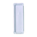 Assiette rectangulaire en carton recyclé blanc 23 cm x 8 cm - 250 unités