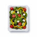 Assiette rectangulaire en carton recyclé blanc 20 cm x 16,5 cm - 250 unités