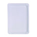 Assiette rectangulaire en carton recyclé blanc 33 cm x 23 cm - 125 unités