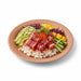Assiette ronde en carton brun - Ø 23 cm - 50 unités