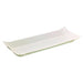 Assiette barque en carton blanc 32 cm x 13 cm x 1,3 cm - 250 unités