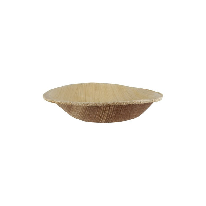 Coupelle ronde en palmier 100 ml - Ø 10 cm - H 2 cm - 25 unités