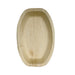 Plateau ovale en palmier 36 cm x 24 cm x 2,7 cm - 10 unités