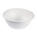Bol pulpe géant rond blanc 2400 ml - Ø 24,2 cm - H 8,2 cm - 25 unités