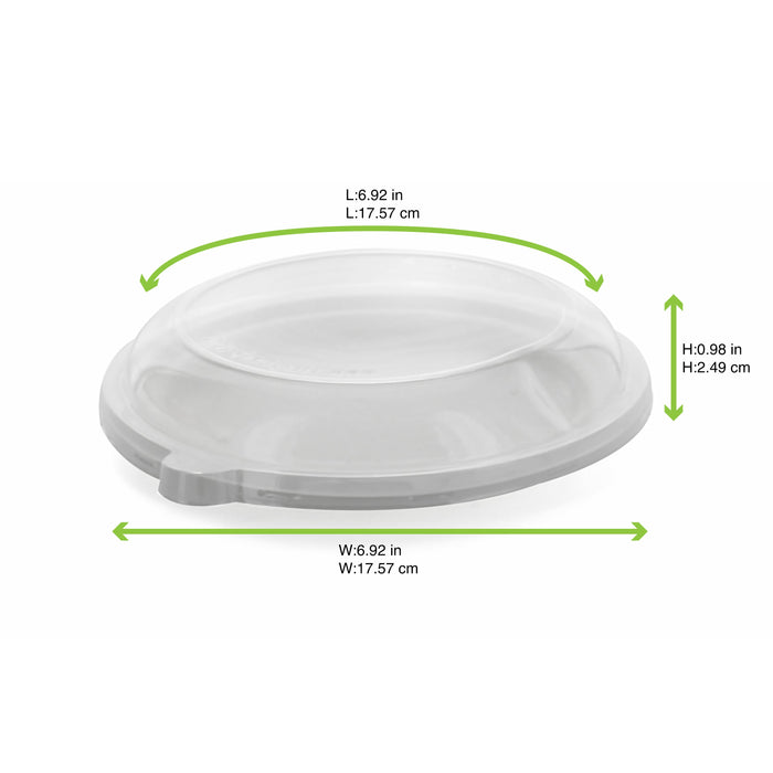 Couvercle PET transparent - Ø 17,6 cm - Compatible avec 210APUB16 - 100 unités