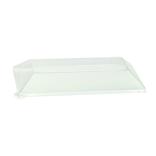 Couvercle RPET transparent 27,5 cm x 14 cm x 3 cm - 25 unités