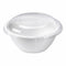 Couvercle PET transparent dôme - Ø 22 cm - H 2 cm - Compatible avec 210APU22, 210APU221, 210APU221F - 500 unités