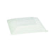 Couvercle RPET transparent 26 cm x 26 cm x 5 cm - 25 unités