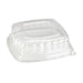 Couvercle PET transparent 31,8 cm x 31,8 cm x 8,5 cm - 24 unités