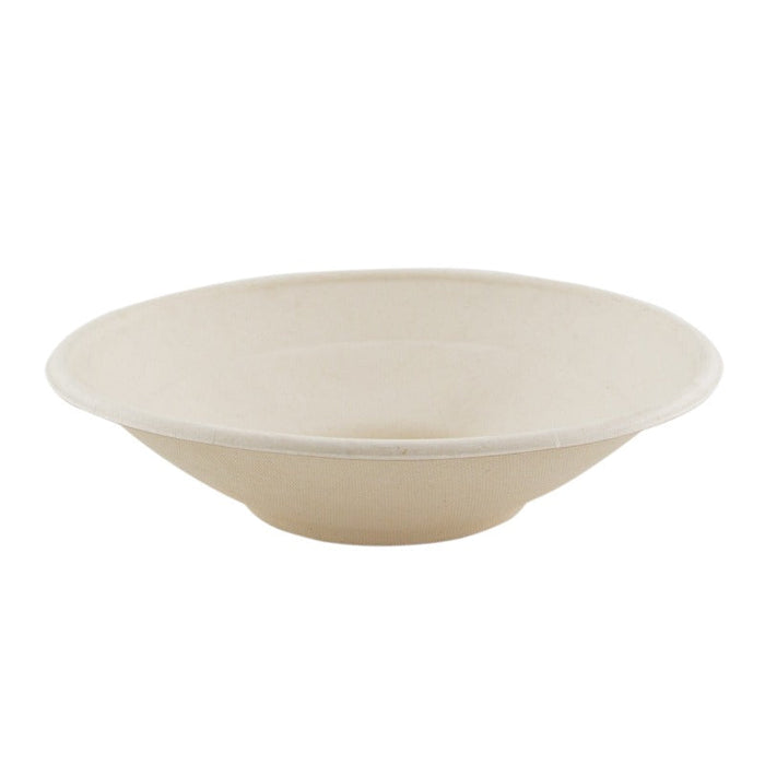 Bol rond brun en pulpe "Poke" 700 ml - Ø 19,6 cm - H 4,9 cm - 125 unités