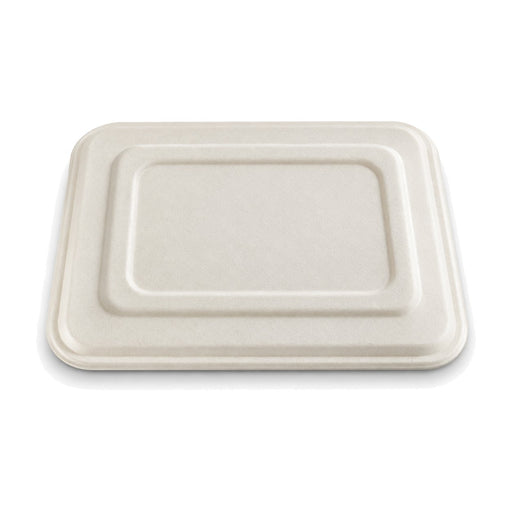 Deckel aus Zellstoff für Menütablett mit 5 Fächern - 28,6 cm x 22,5 cm x 1,45 cm - 200 Stück