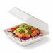 Coquille blanche en pulpe 850 ml 22 cm x 20,4 cm x 8,4 cm - 50 unités