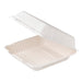 Coquille blanche en pulpe - 1400 ml - 23,4 cm x 23,1 cm x 8 cm - 50 unités