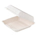 Coquille blanche en pulpe 1400 ml 23,4 cm x 23,1 cm x 8 cm - 50 unités