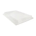 Couvercle plat transparent en plastique PET 38 cm x 28 cm H 4 cm - 10 unités