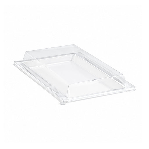 Couvercle PET transparent pour plateau "Atlas" 27,2 cm x 19,3 cm x 3,3 cm - 100 unités
