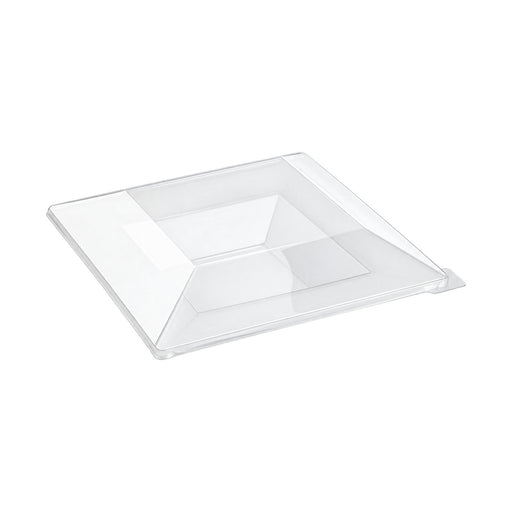 Couvercle PET transparent 24,5 cm x 24,5 cm x 3 cm - Compatible avec 210AQ2424 - 60 unités