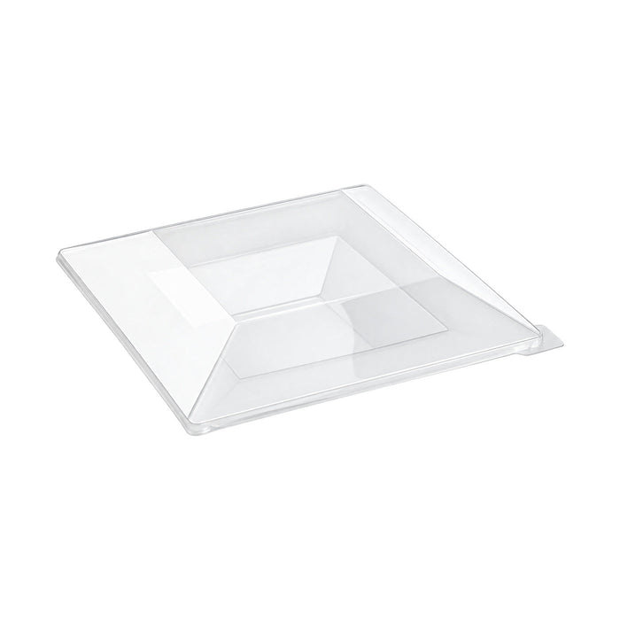 Couvercle PET transparent 24,5 cm x 24,5 cm x 3 cm - Compatible avec 210AQ2424 - 60 unités