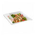 Couvercle PET transparent 24,5 cm x 24,5 cm x 3 cm - Compatible avec 210AQ2424 - 60 unités