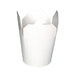 Pot carton blanc base ronde fermeture à fente 750 ml - Ø 9,3 cm - H 9,5 cm - 50 unités