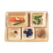 Plateau rectangulaire en bois "Scandinavie" 4 cm x 2,8 cm x 2 cm - 25 unités