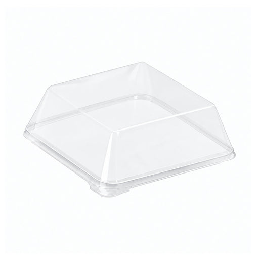 Couvercle PET transparent "Scandinavie" 11 cm x 11 cm x 4 cm - Compatible avec 210BBA1111, 210BBA1112 - 100 unités