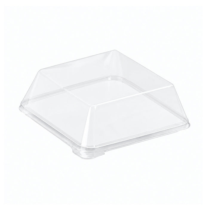 Couvercle PET transparent "Scandinavie" 11 cm x 11 cm x 4 cm - Compatible avec 210BBA1111, 210BBA1112 - 100 unités