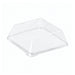 Couvercle PET transparent "Scandinavie" 11 cm x 11 cm x 4 cm - Compatible avec 210BBA1111, 210BBA1112 - 100 unités