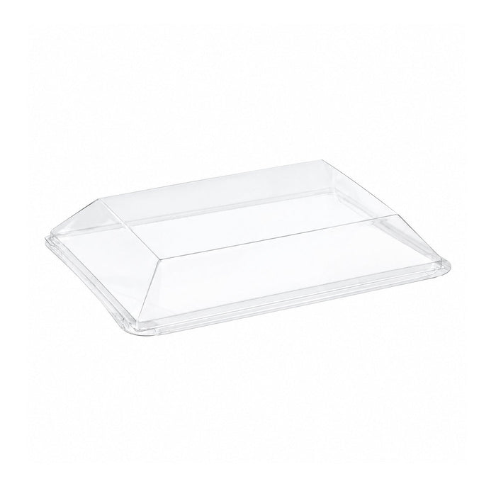 Couvercle PET transparent "Scandinavie" 19 cm x 14 cm x 2 cm - Compatible avec 210BBA1914, 210BBA191418 - 100 unités