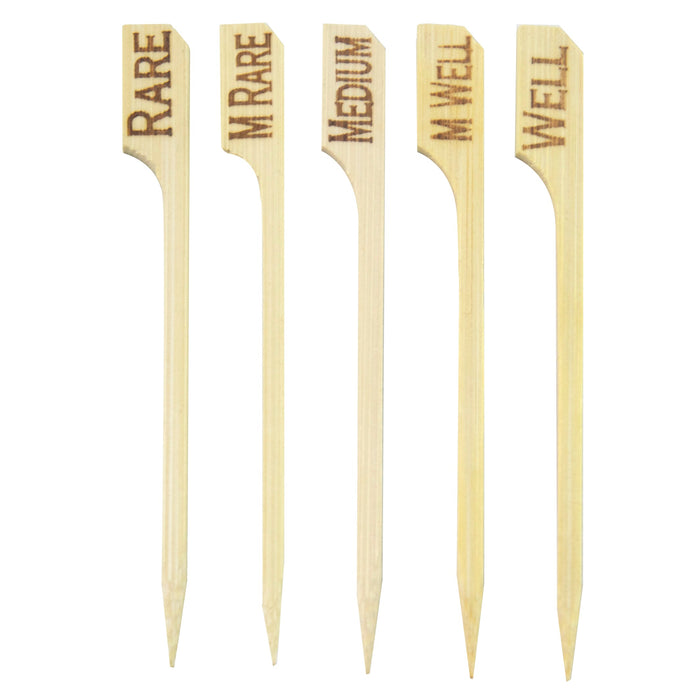 Pique steak bambou "Teppo Gushi" Well (bien cuit) - 9 cm - 100 unités