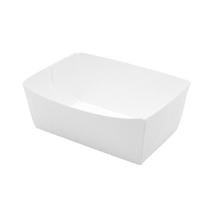 Barquette en carton blanc 850 ml 15 cm x 9 cm x 5 cm - 250 unités