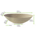 Bol ovale brun en pulpe "BioNChic" - 1000 ml - 24 cm x 14,5 cm - H 6,3 cm - 125 unités