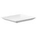 Assiette carrée blanche en pulpe "BioNChic" - 11 cm x 11 cm - 100 unités