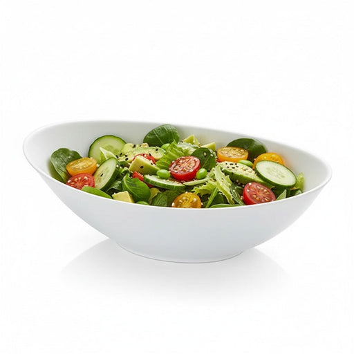 Bol ovale blanc en pulpe "BioNchic" 1500 ml 27 x 16,5 x 7,7 cm - 100 unités
